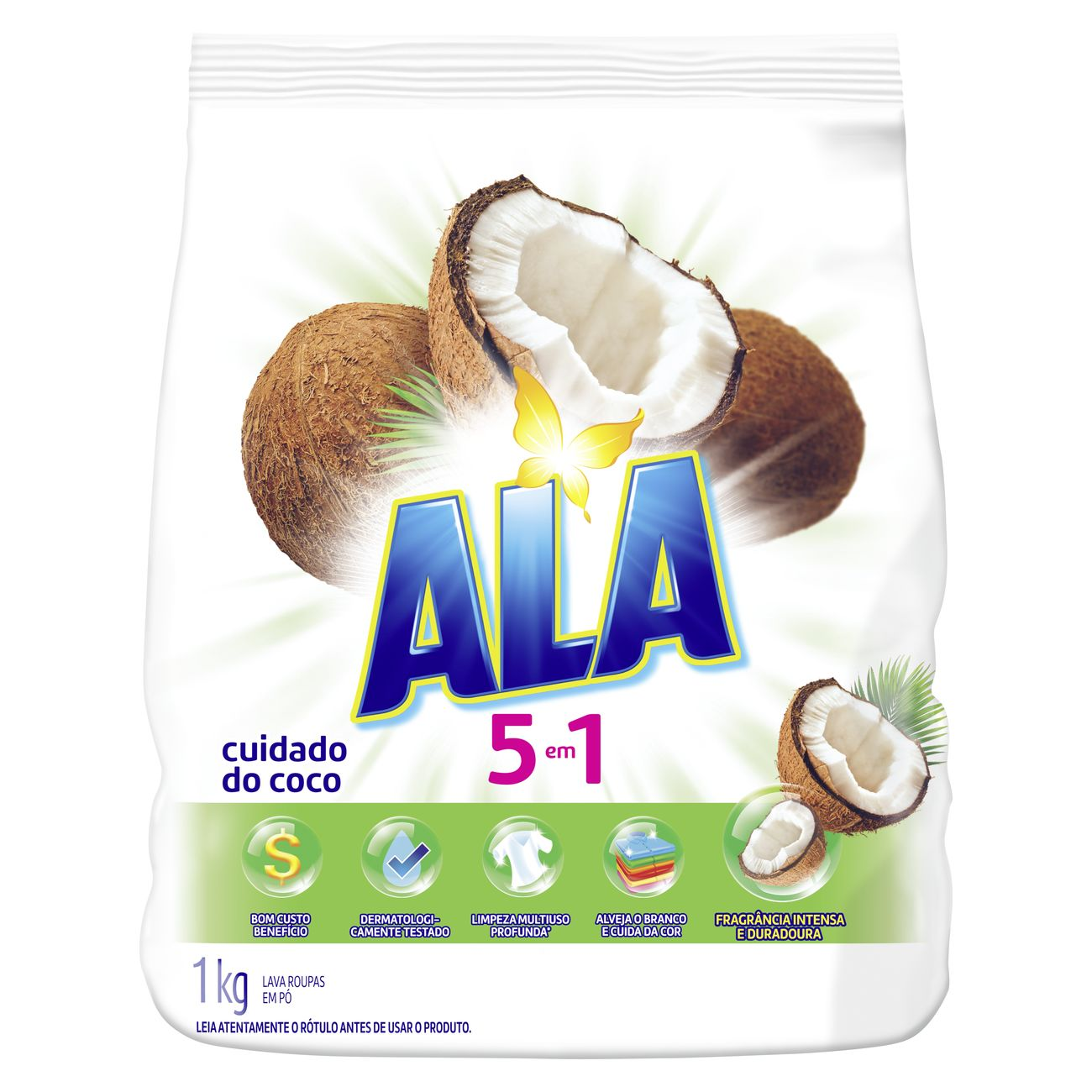 DETERGENTE PO ALA SACHET 1000 G COCO