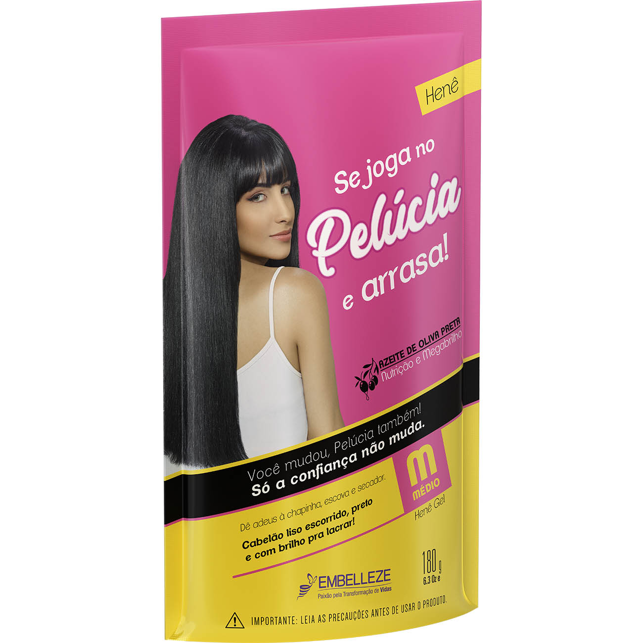 CREME ALISANTE PELUCIA HENE 180G MEDIO