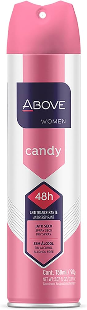 DESODORANTE AEROSOL ABOVE 150ML FEMININO CANDY