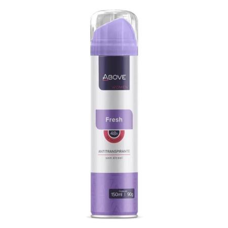 DESODORANTE AEROSOL ABOVE 150ML FEMININO FRESH