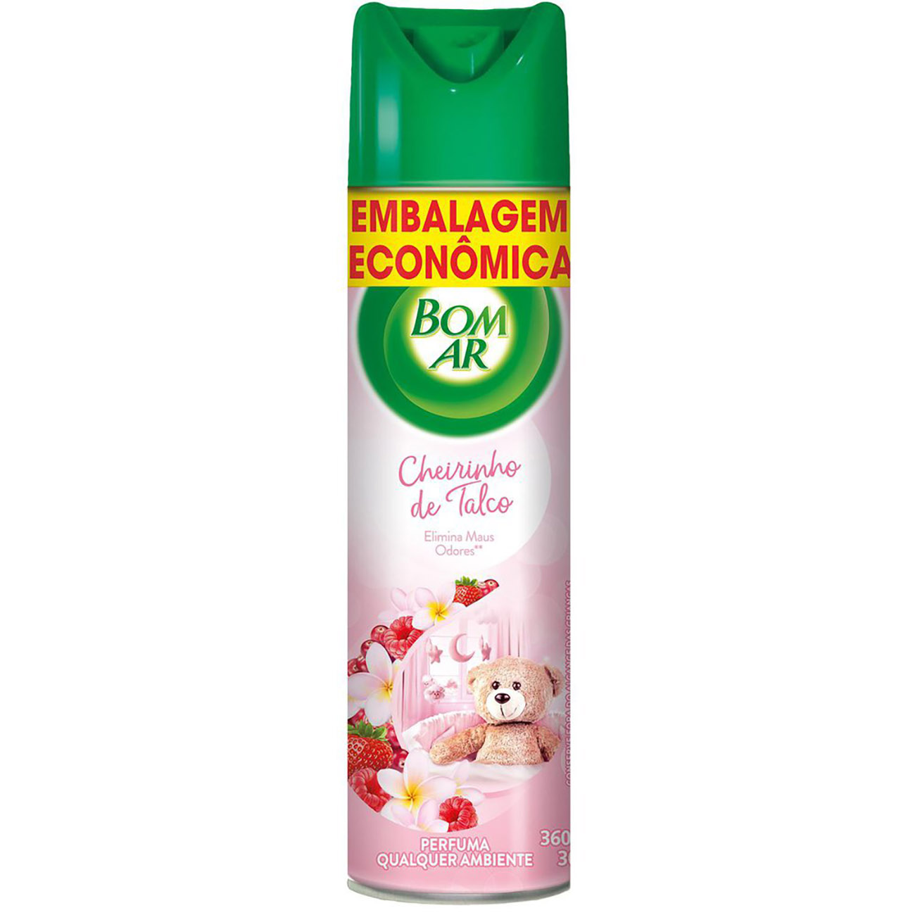 PURIFICADOR BOM AR AER 360 ML EMB ECON CHEIRO DE TALCO