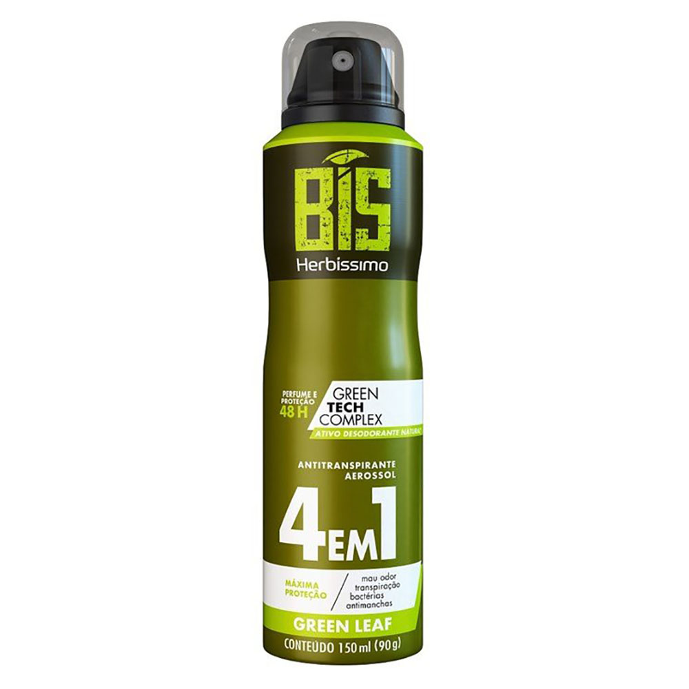 DESODORANTE AEROSOL HERBISSIMO MEN 150ML GREEN LEAF