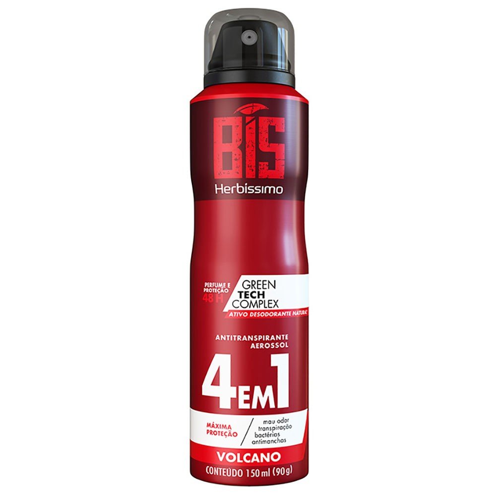 DESODORANTE AEROSOL HERBISSIMO MEN 150ML VOLCANO