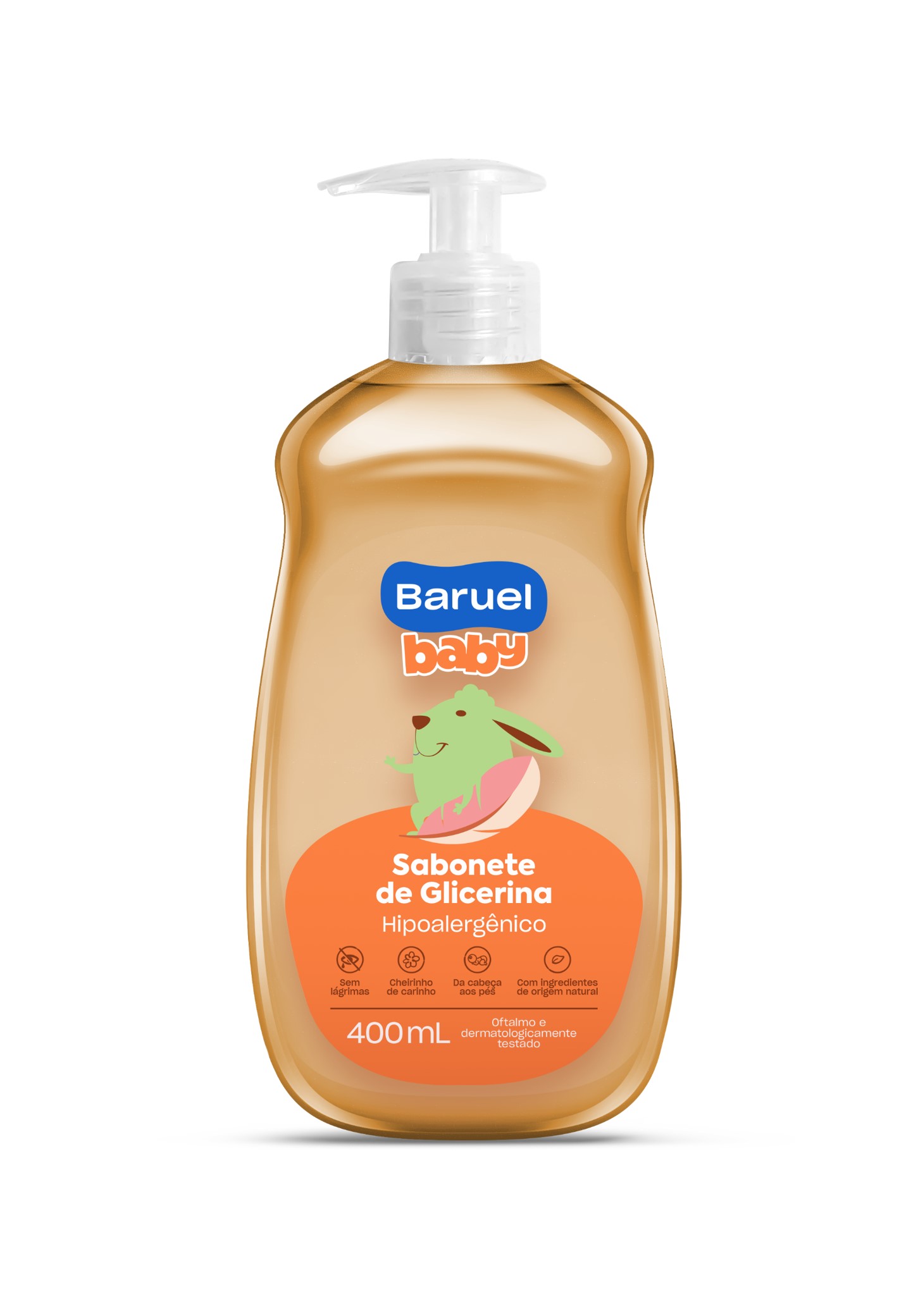 SABONETE LIQUIDO BARUEL BABY 400ML GLICERINA