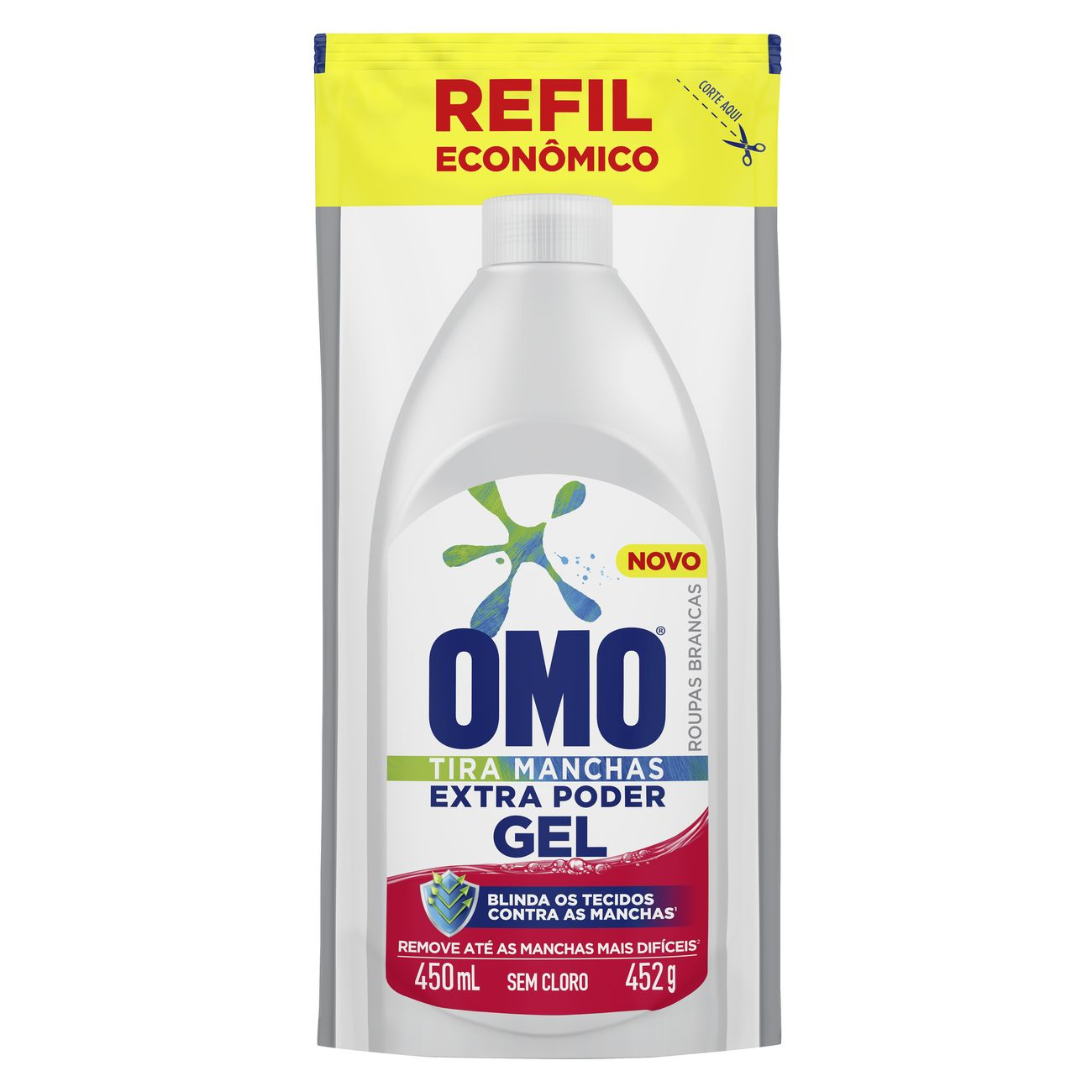 DETERGENTE LIQUIDO OMO TIRA MANCHAS EXT PODER 450ML R BR. DOYPACK