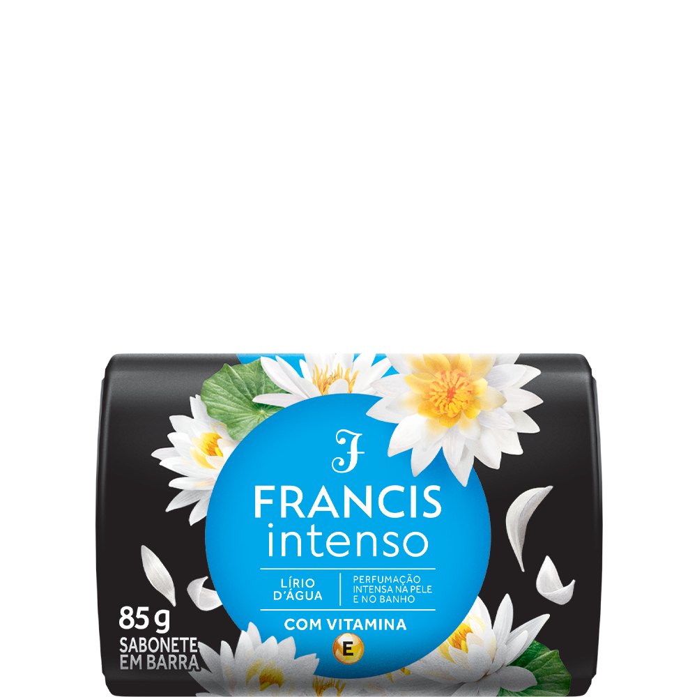 SABONETE FRANCIS INTENSO 85G LIRIO DAGUA - AZUL