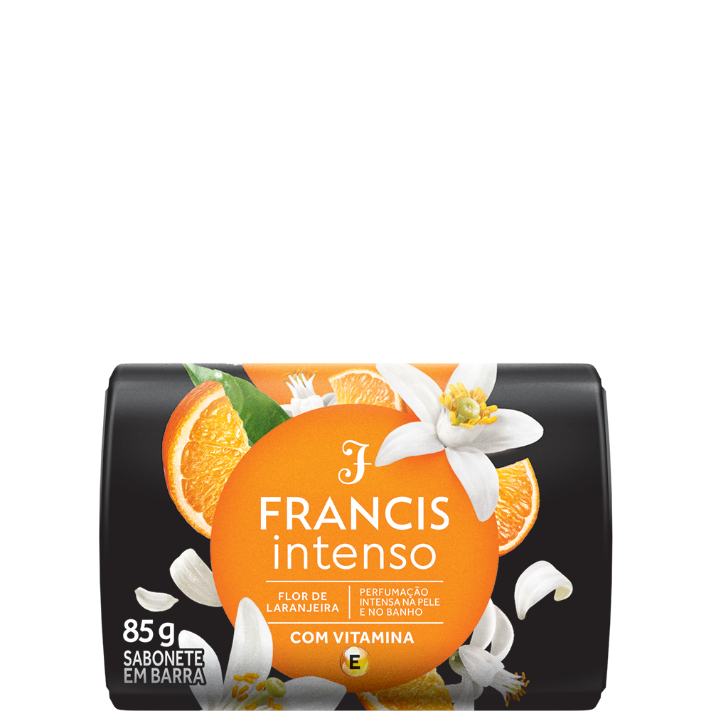 SABONETE FRANCIS INTENSO 85G FLOR DE LARANJEIRA - LARANJA