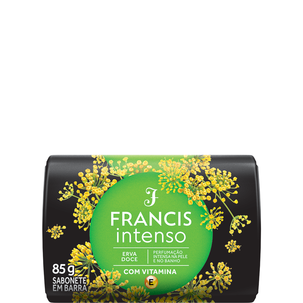 SABONETE FRANCIS INTENSO 85G ERVA DOCE - VERDE