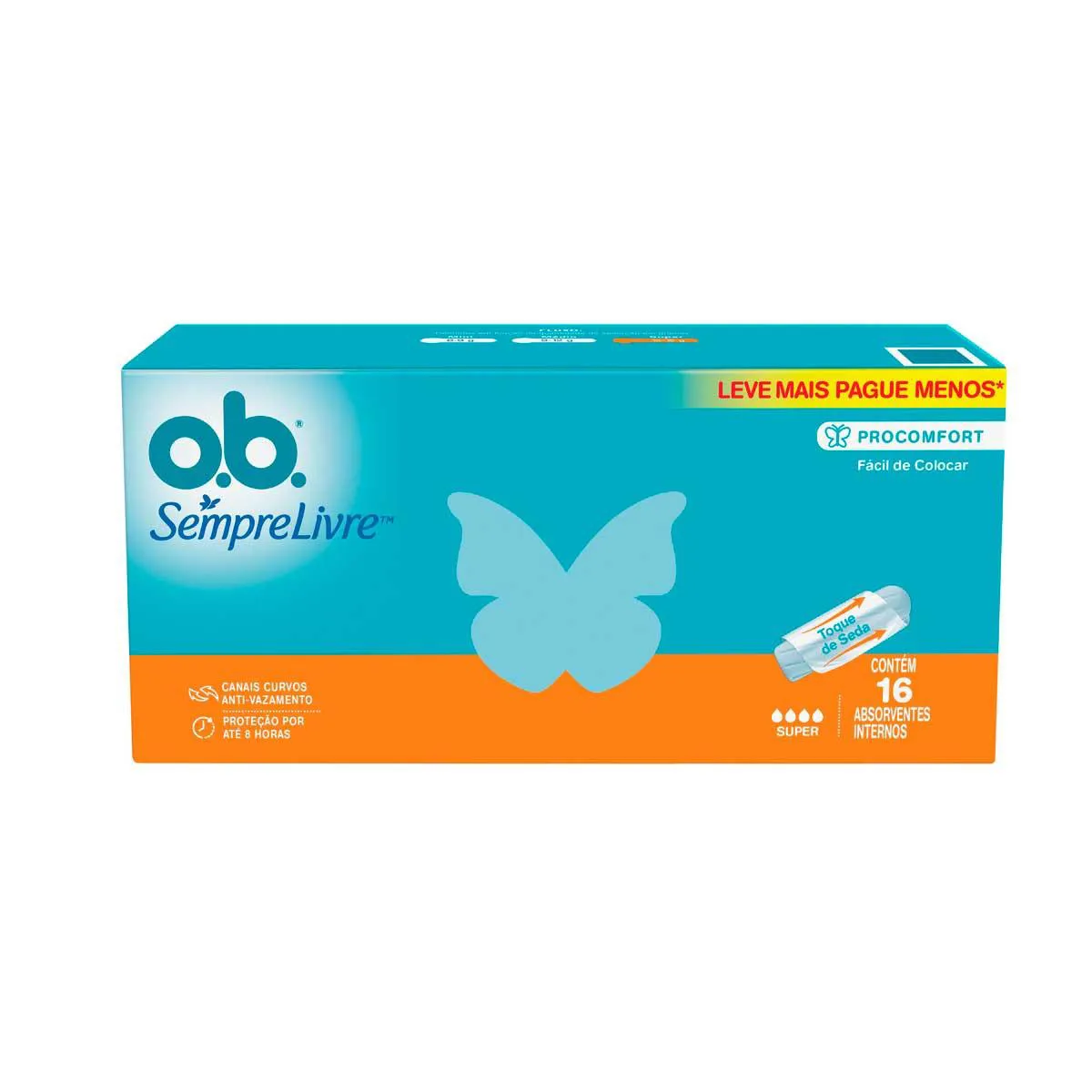ABSORVENTE INT OB. PRO COMFORT C/16 L+ P- SUPER