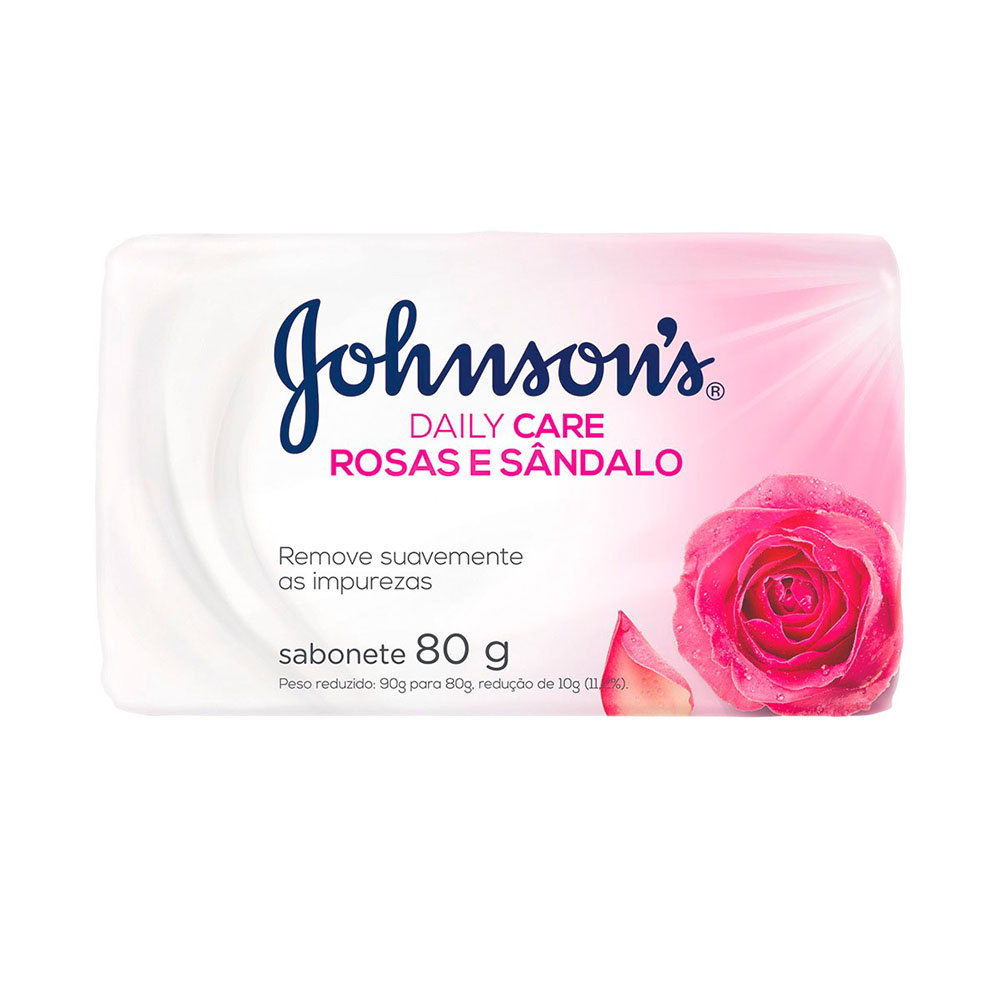 SABONETE JOHNSONS 80G ROSAS E SANDALO