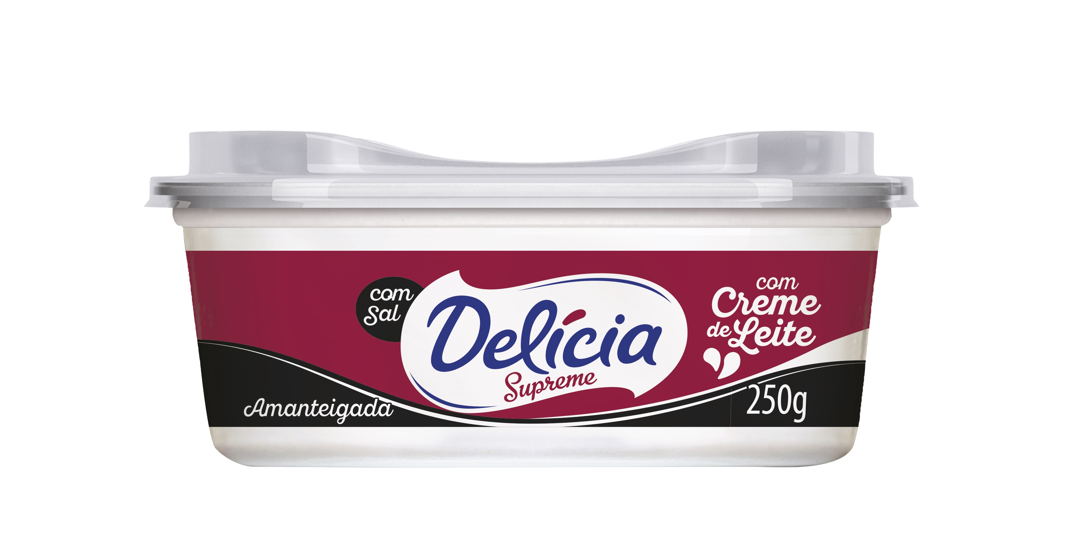 MARGARINA DELICIA SUPREME 250G C/SAL SABOR MANTEIG