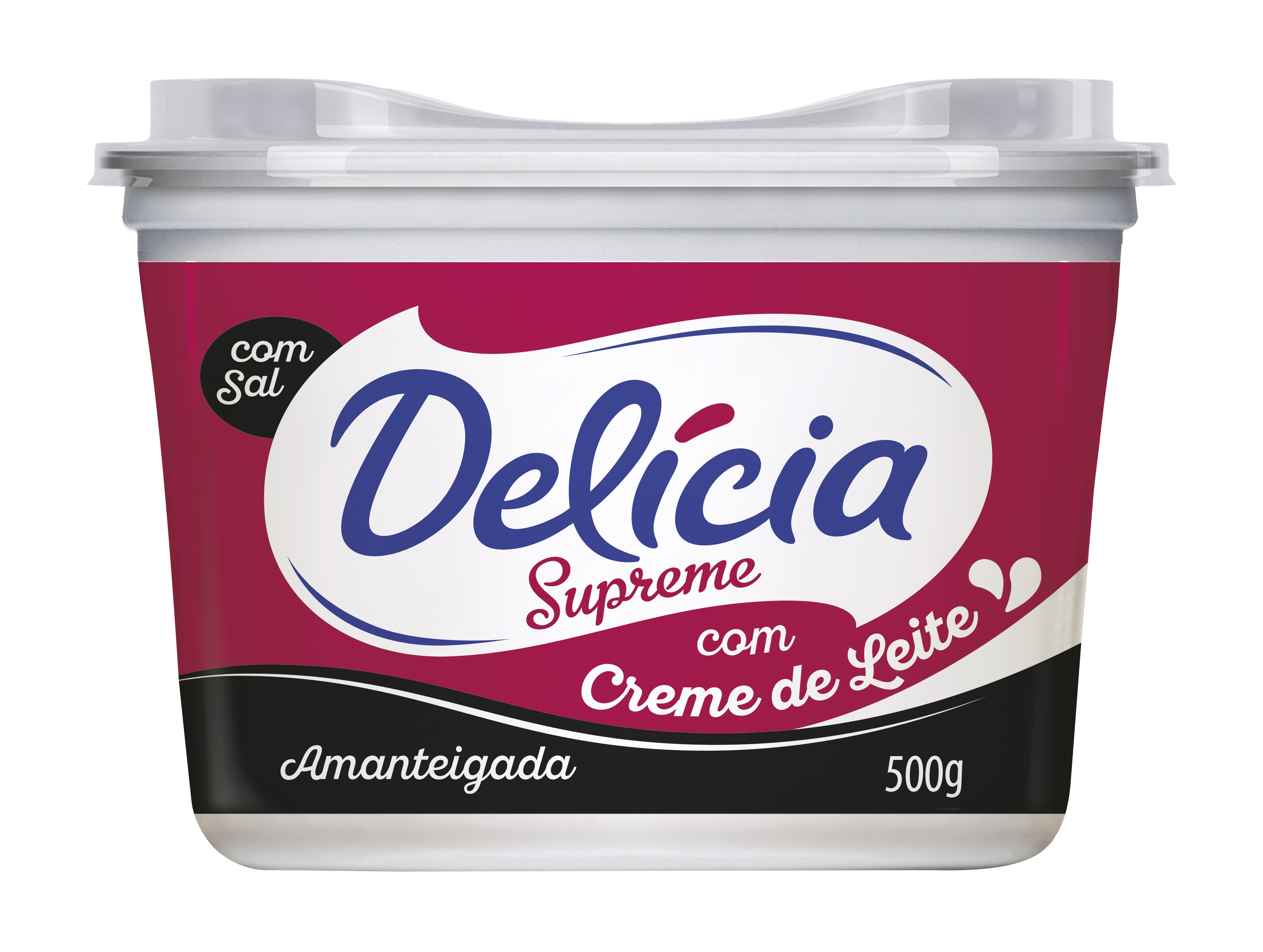 MARGARINA DELICIA SUPREME 500G C/SAL SABOR MANTEIGA