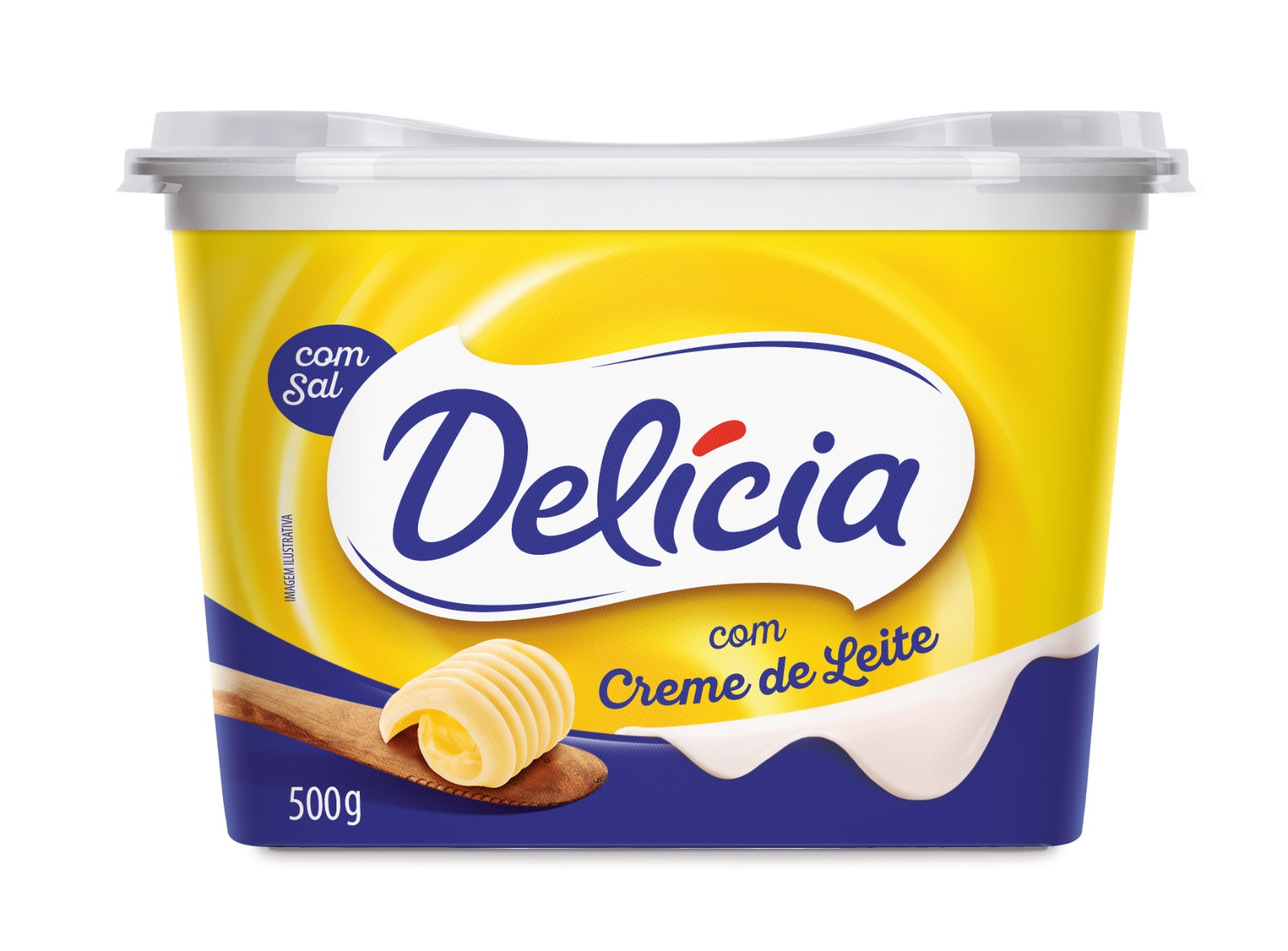 MARGARINA DELICIA 500G REGULAR C/SAL