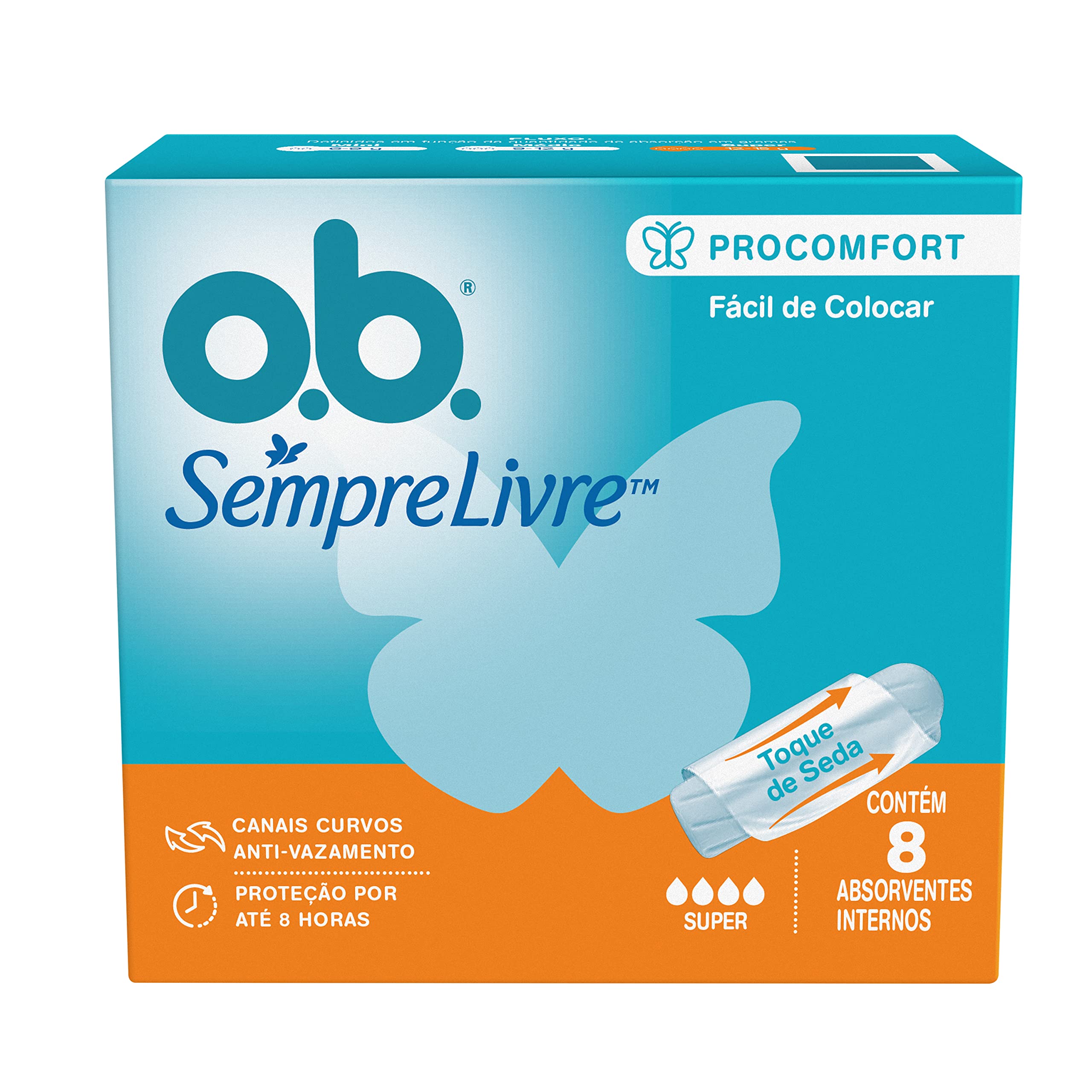 ABSORVENTE INT OB PRO COMFORT C/8 UN SUPER