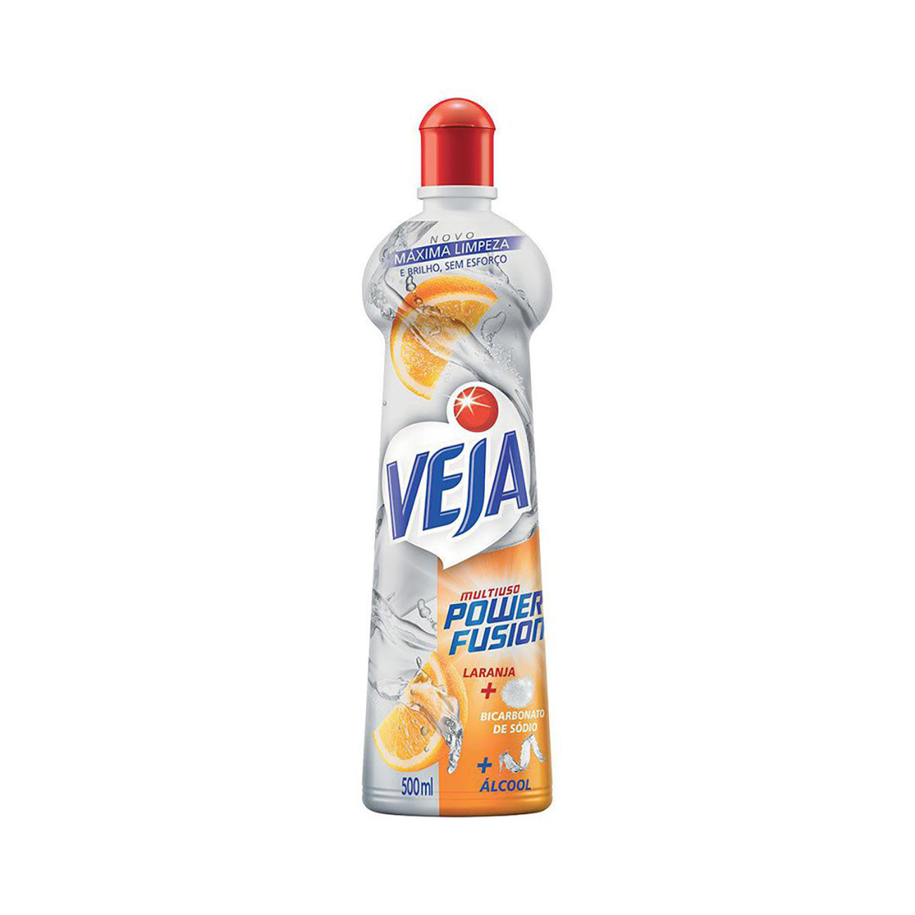 LIMPADOR VEJA M.USO POWER FUSION 500ML LARANJA