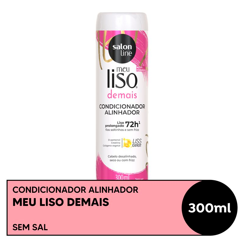 CONDICIONADOR SALON LINE MEU LISO 300ML DESMAIADO