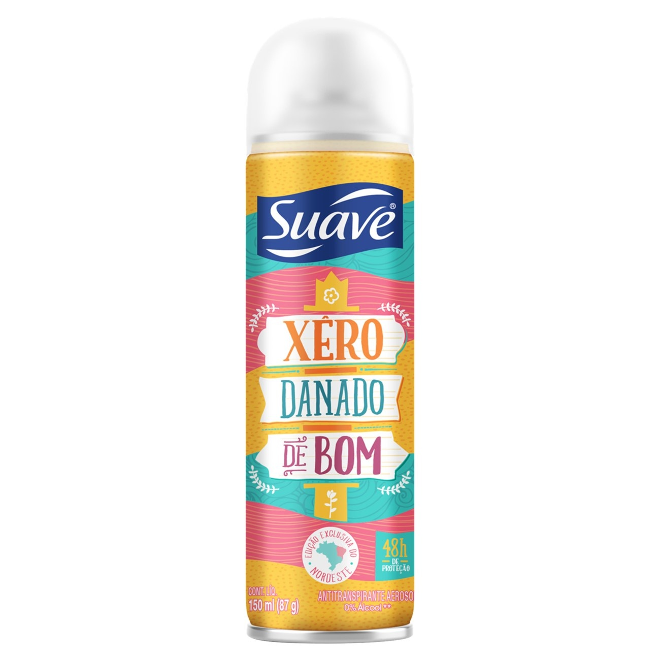 DESODORANTE AEROSOL SUAVE 87G XERO DANADO DE BOM