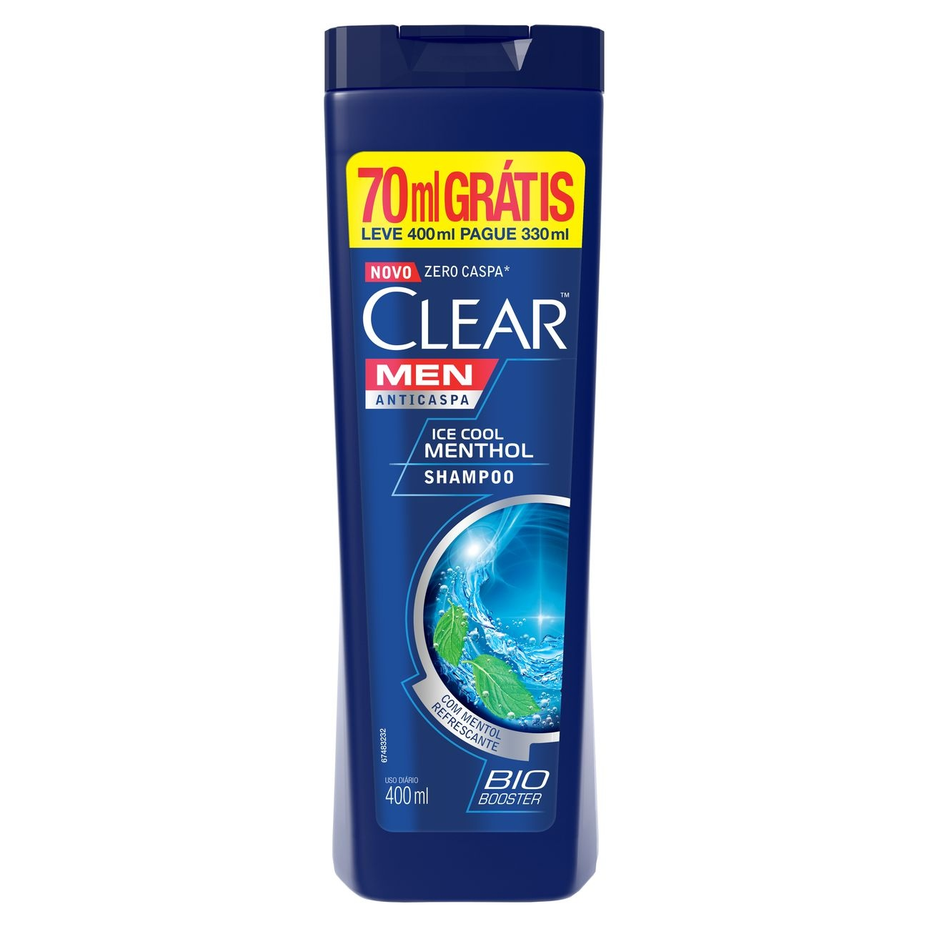 SHAMPOO CLEAR 400ML L/ 330ML GT 70ML ICE COOL MENTHOL