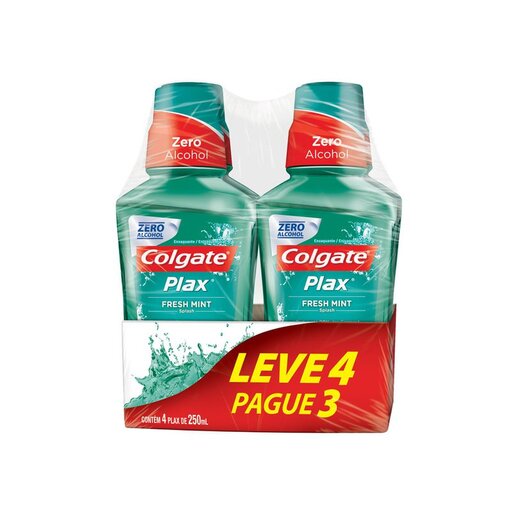 ENXAGUANTE BUC COLG PLAX L4 P3 FRESH MINT 250ML