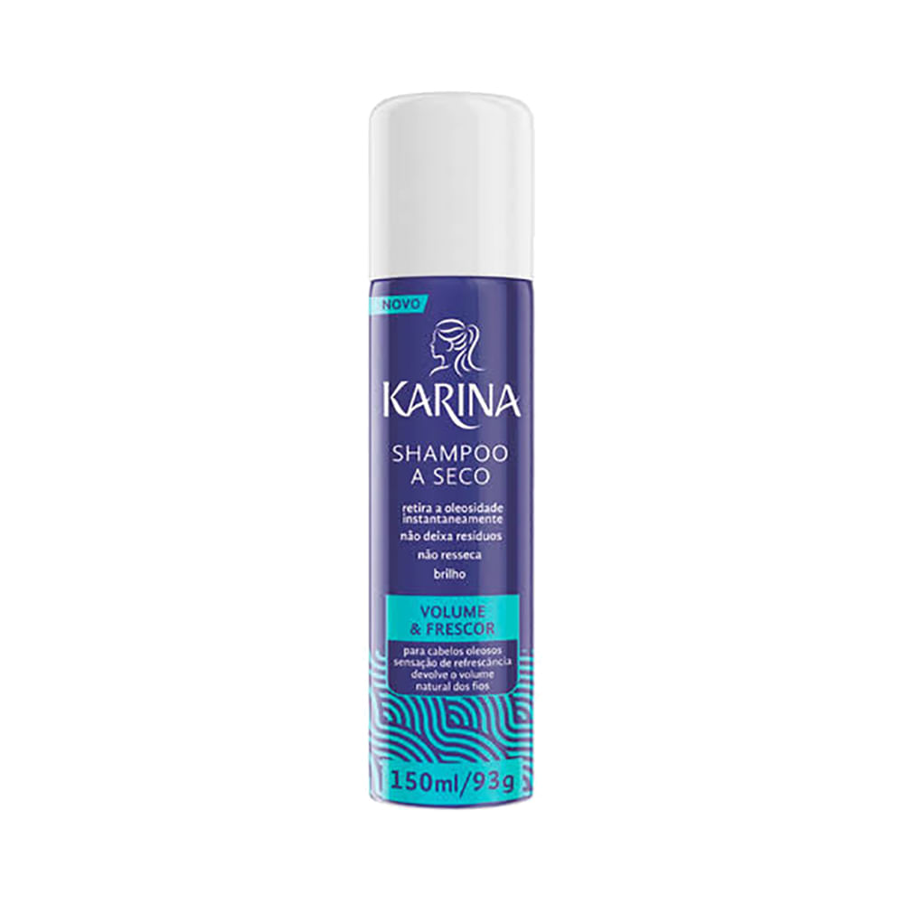 SHAMPOO KARINA A SECO 150ML VOLUME E FRESCOR