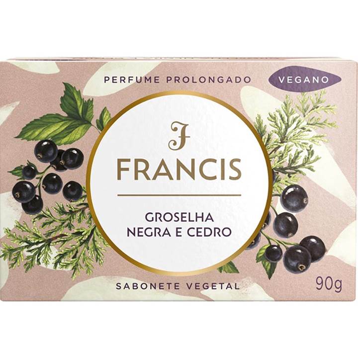 SABONETE FRANCIS CLASSICO 90G PRETO