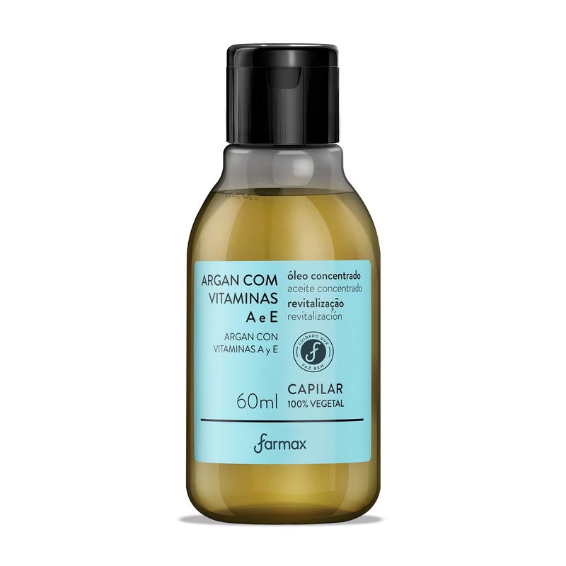 OLEO CAPILAR CONC FARMAX 60ML ARGAN + VITAMINA AE