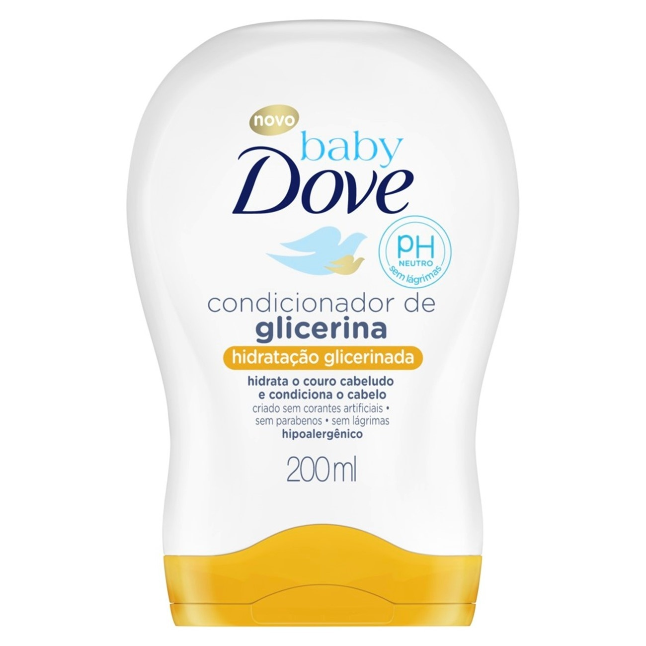 CONDICIONADOR INF DOVE BABY 200ML HIDRAT GLICERINADA