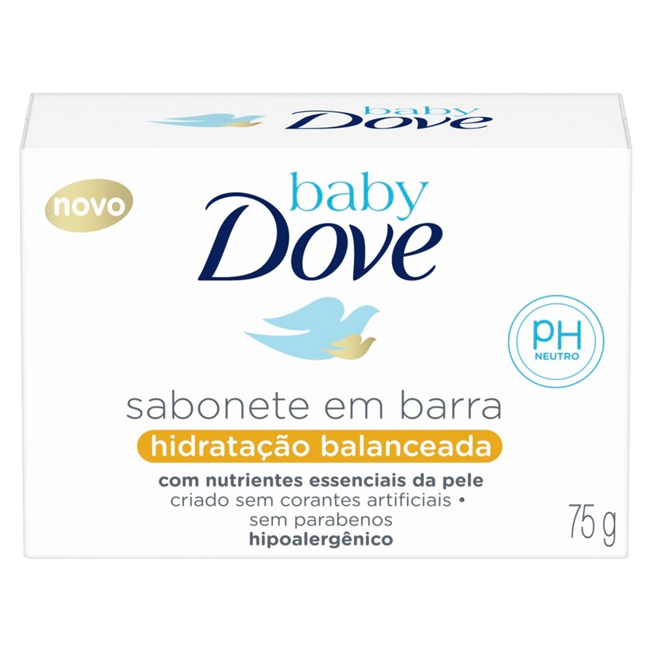 SABONETE INF DOVE BABY 75G BALANCEADA