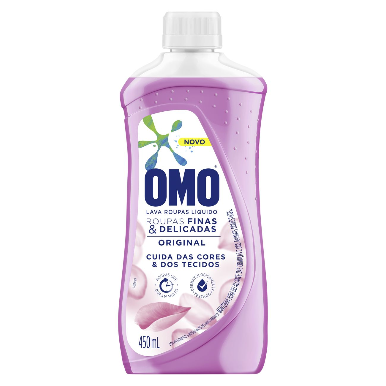 DETERGENTE LIQUIDO OMO 450ML ROUPAS FINAS E DELICADAS ORIGINAL