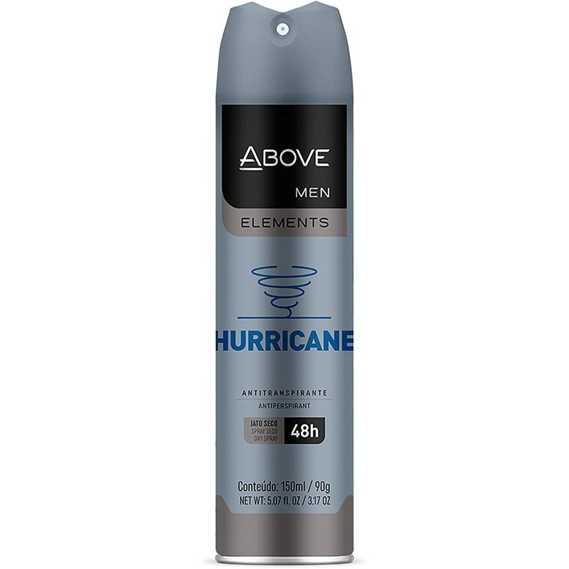 DESODORANTE AEROSOL ABOVE 150ML ELEMENTS HURRICANE
