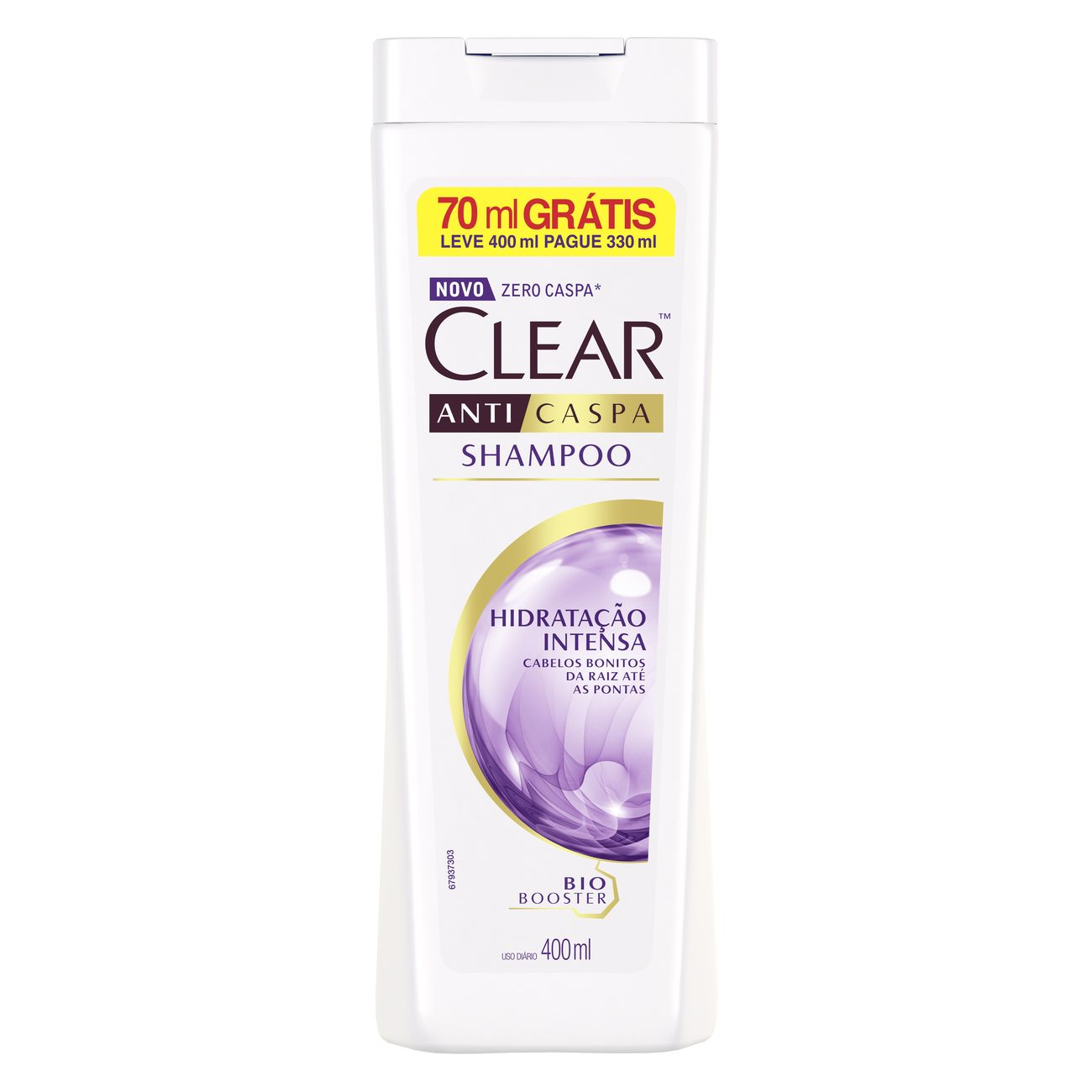 SHAMPOO CLEAR 400ML L/ 330ML GT 70ML HIDRAT INTENSA