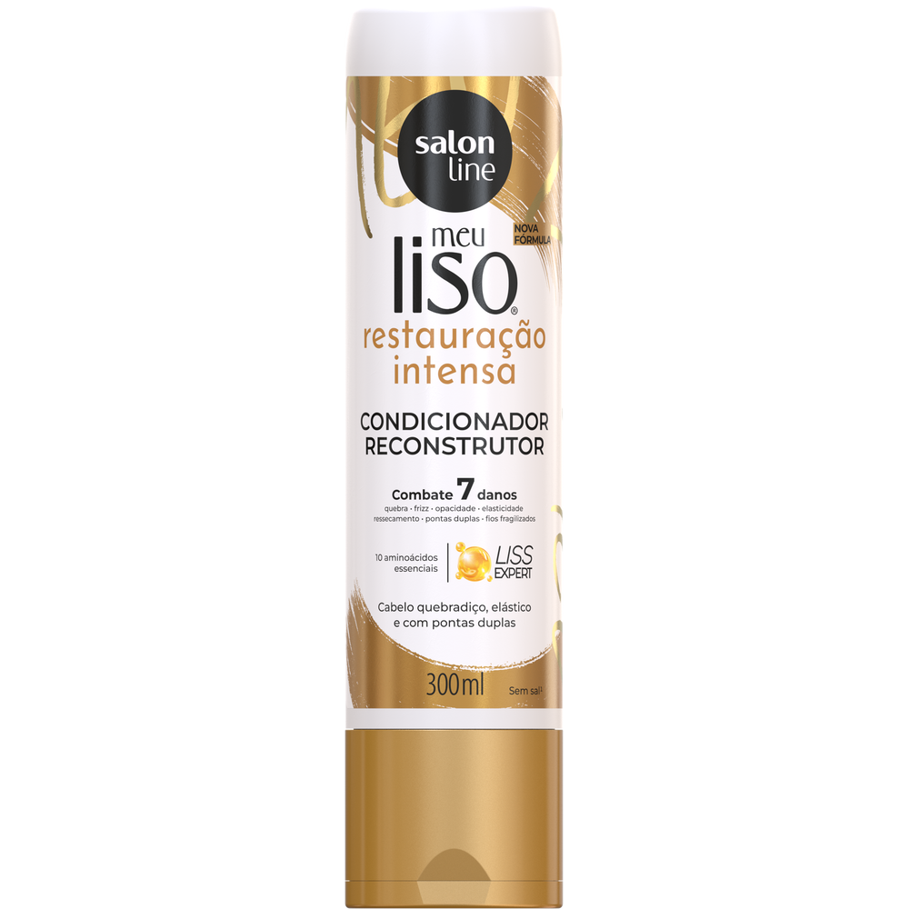 CONDICIONADOR SALON LINE MEU LISO 300ML RESTAURACAO INTENSA