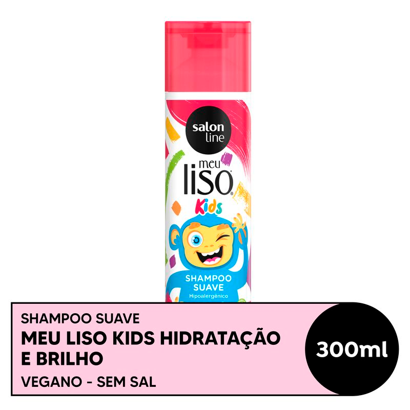 SHAMPOO SALON LINNE MEU LISO 300ML MEU LISINHO KIDS