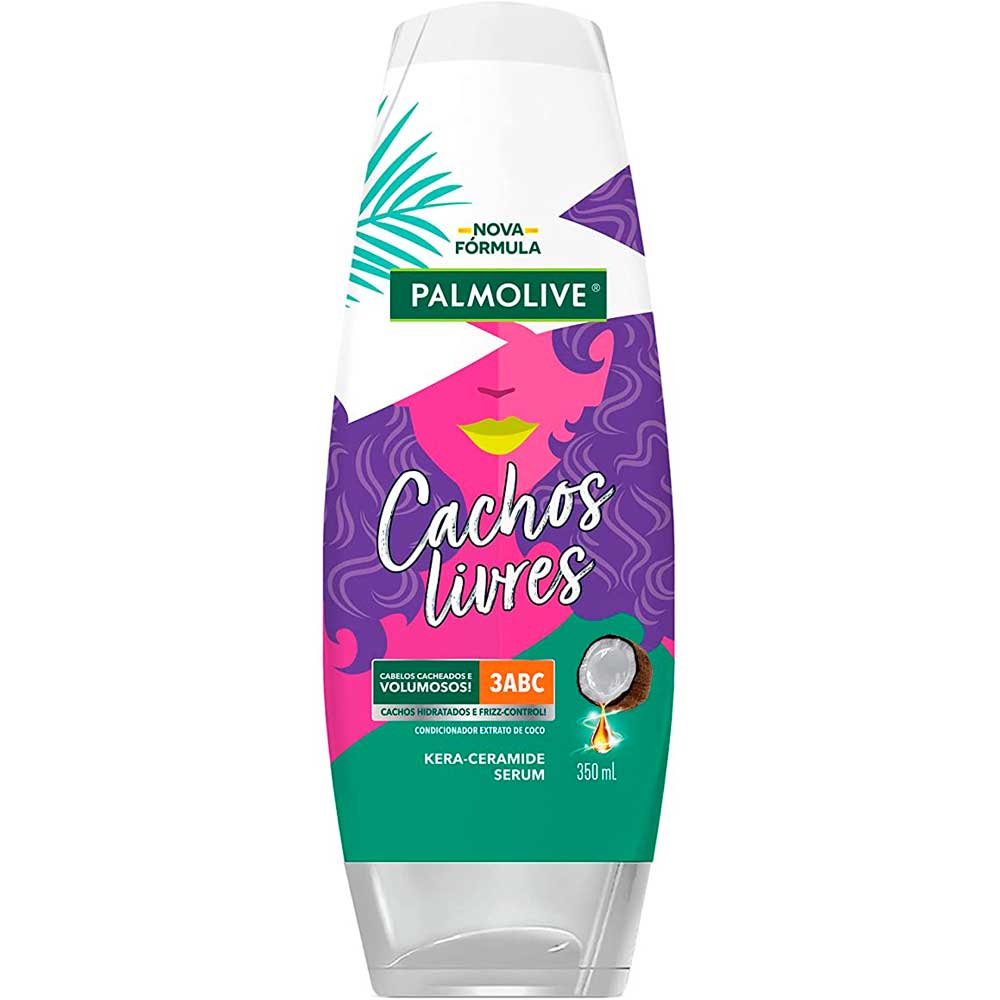 CONDICIONADOR PALMOLIVE NATS.350ML COCO CACHOS LIVRES