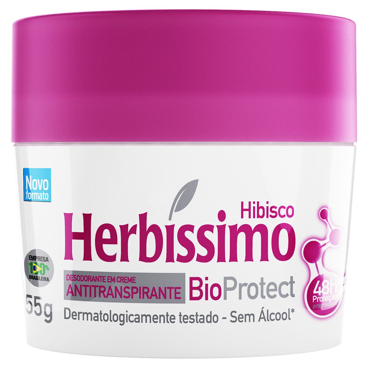 DESODORANTE CREME HERBISSIMO 55G BIOPROTECT HIBISCO