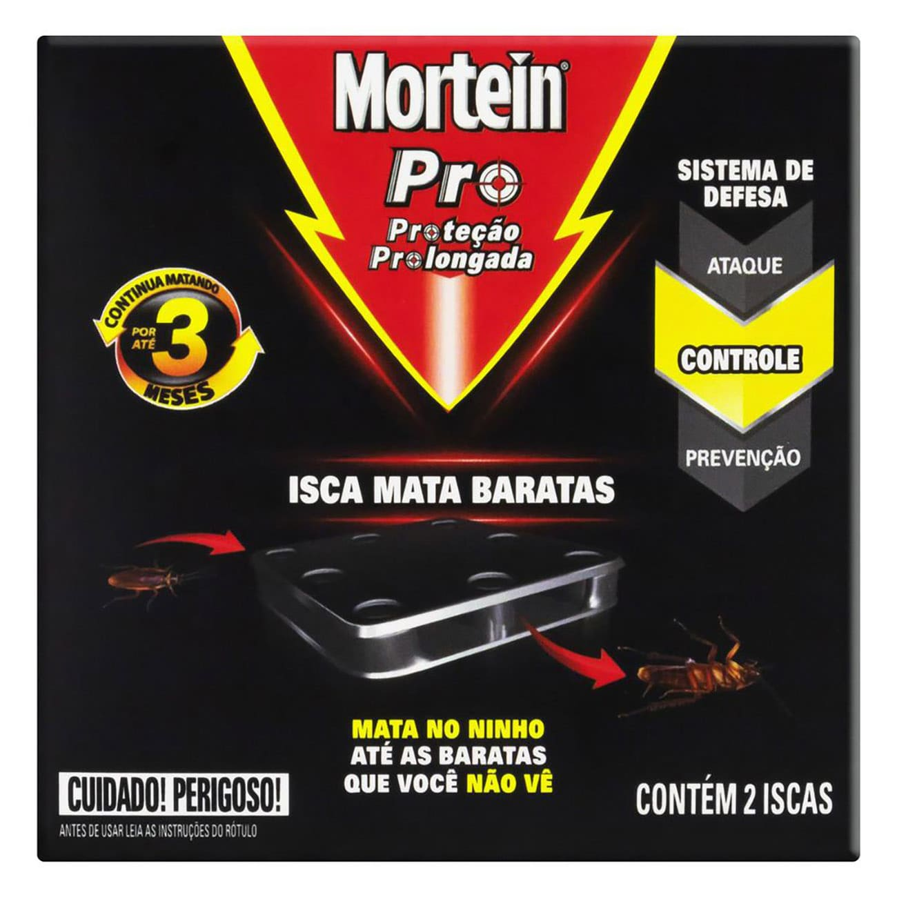 INSETICIDA MORTEIN PRO ISCAS M.BARATAS C/2