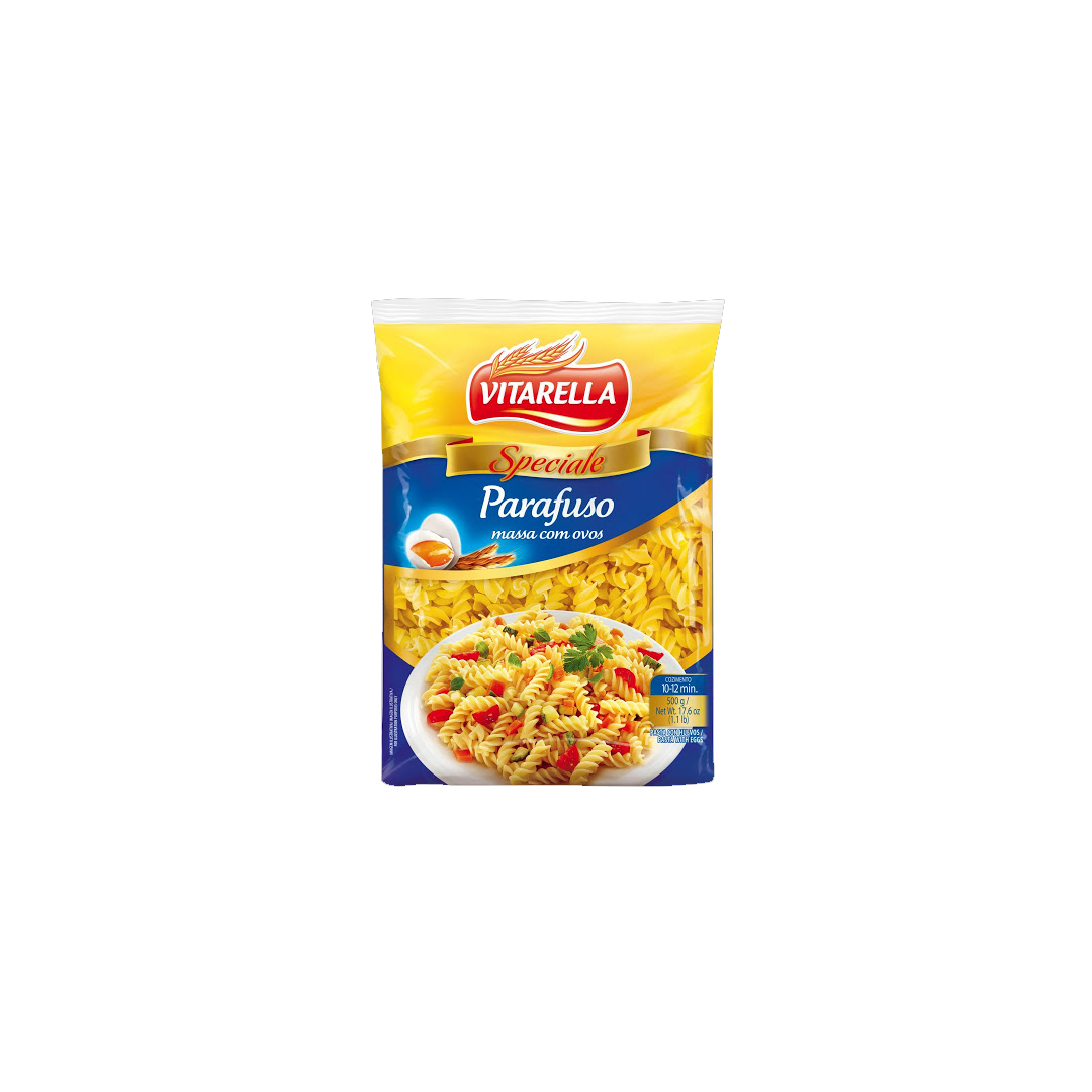 MACARRAO VITARELLA PARAFUSO C/OVOS 500G