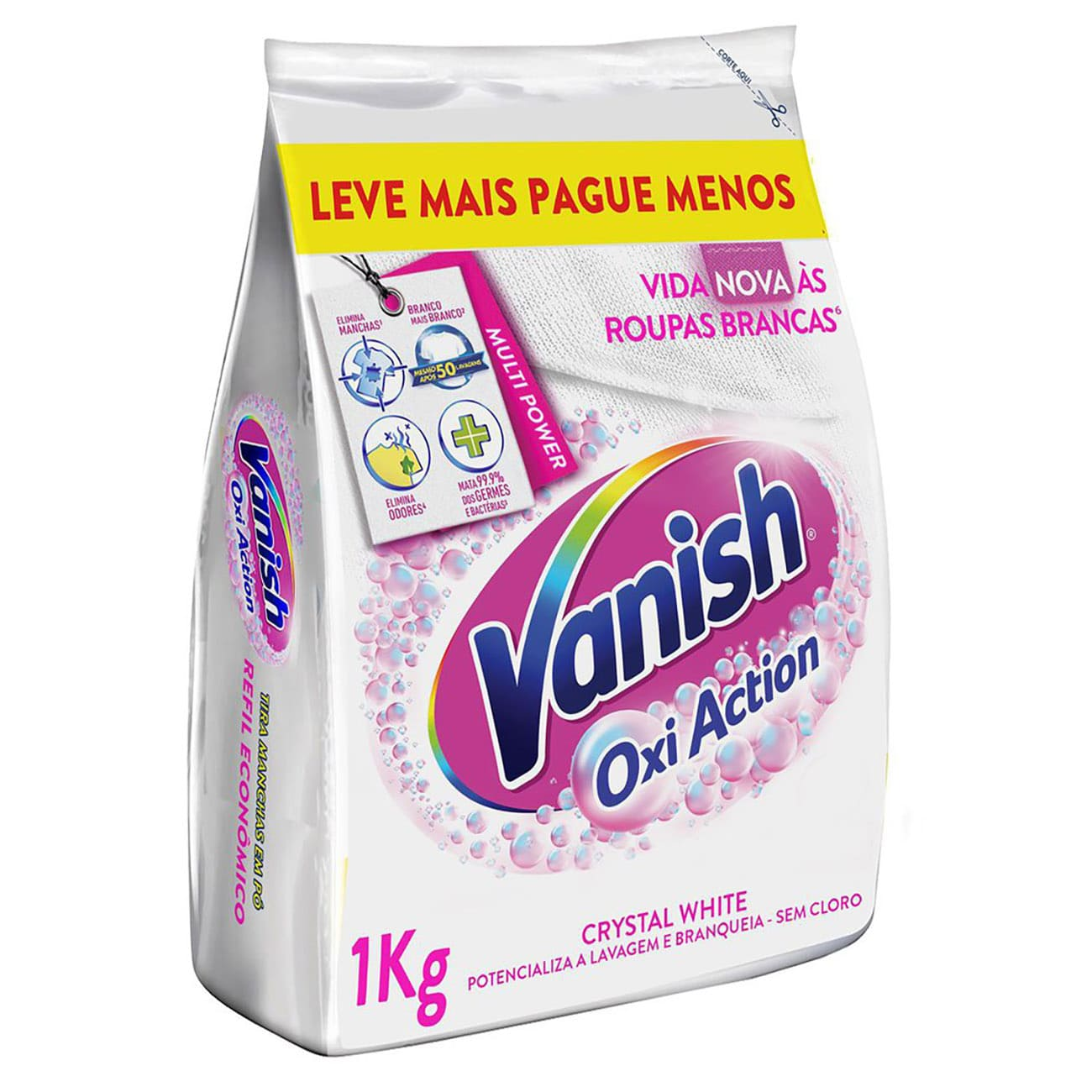 ALVEJANTE VANISH PO TIRA MANCHA 1KG CRYSTAL WHITE