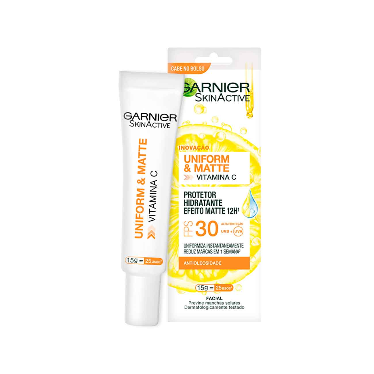 HIDRATANTE FAC GARNIER SKIN ACTIVE 15G EFEITO MATTE