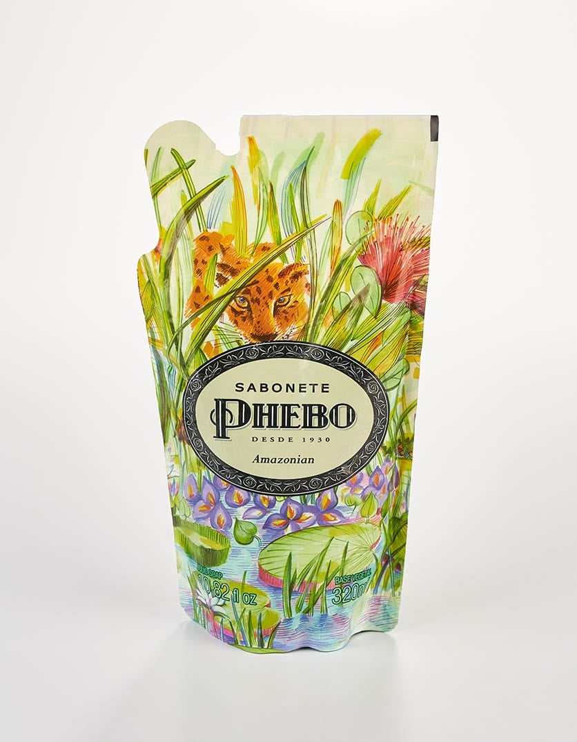 SABONETE LIQUIDO PHEBO REFIL 320ML AMAZONIAN
