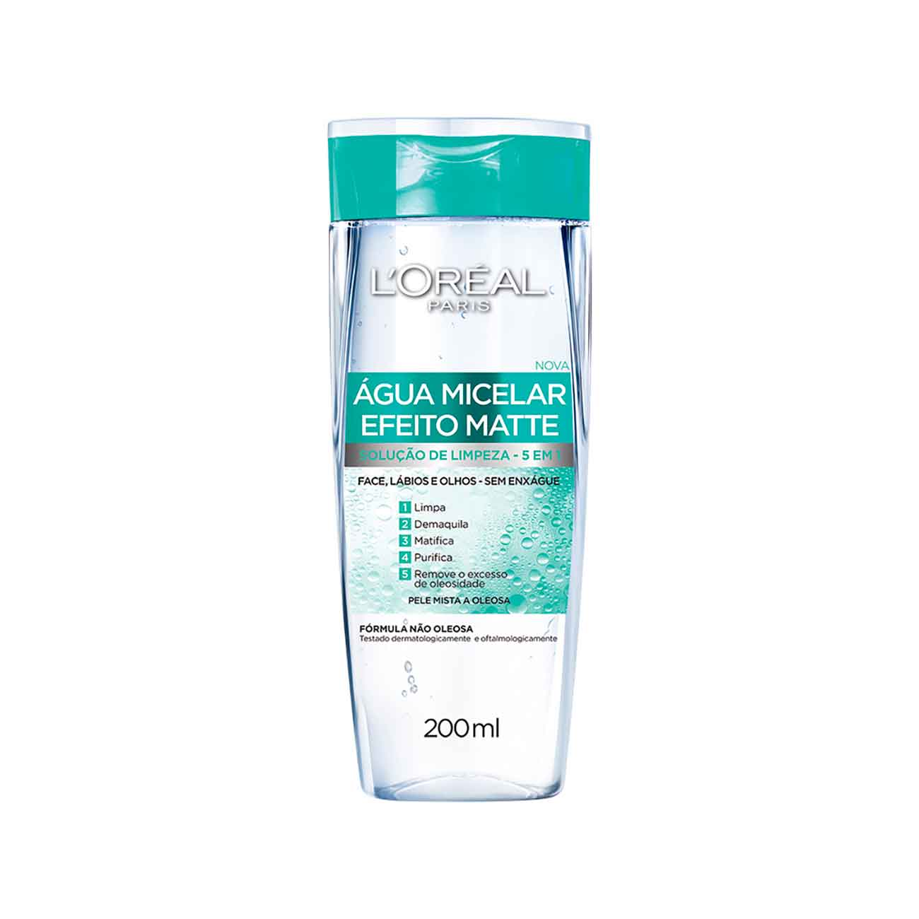 LOCAO LOREAL AGUA MICELAR 200ML EFEITO MATTE