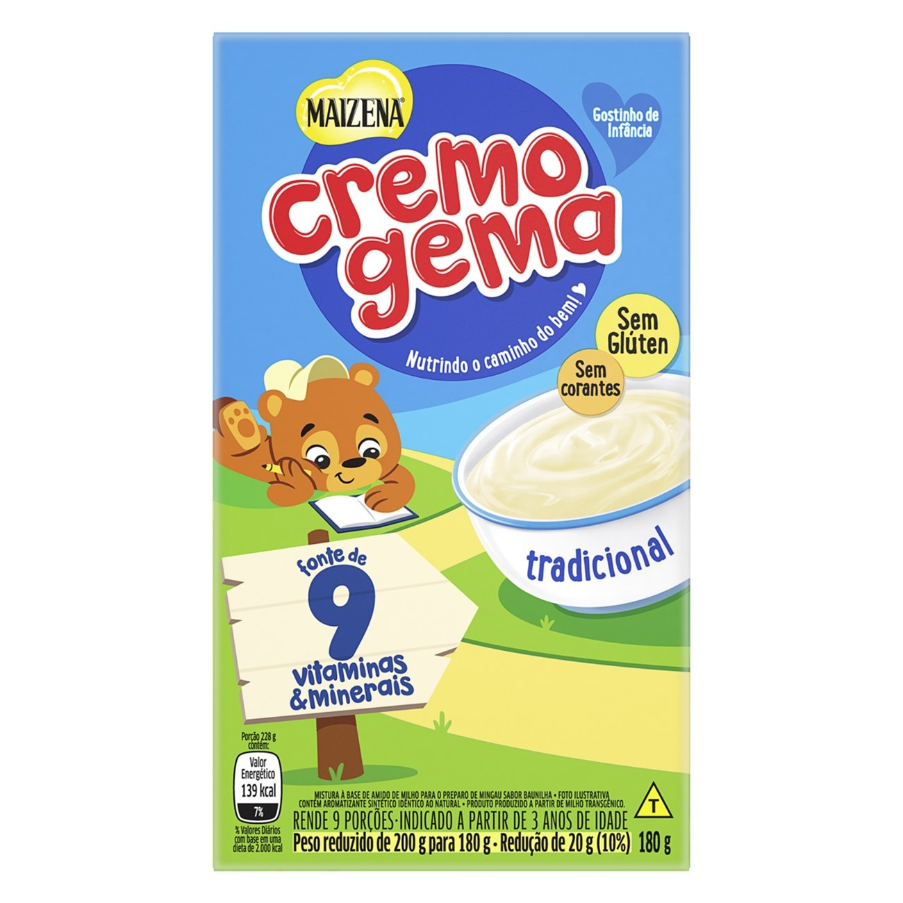 CREMOGEMA MAIZENA 180 G TRADICIONAL