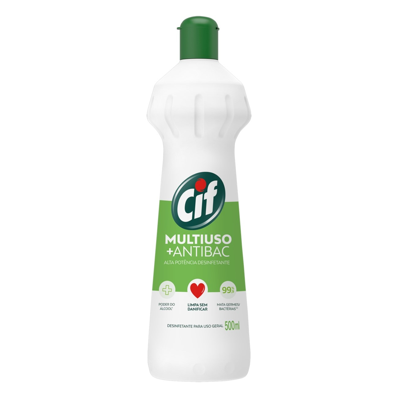 LIMPADOR CIF M. USO 500ML + ANTIBACTERIAL
