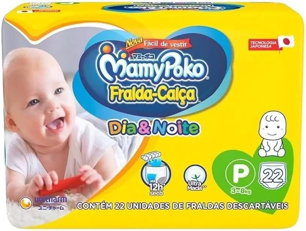 FRALDA MAMYPOKO CALCA REG DIA&NOITE P COM 22UN