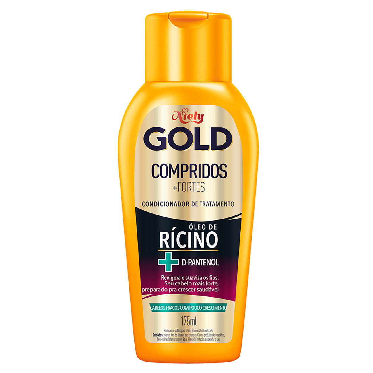 CONDICIONADOR NIELY GOLD 175ML COMPRIDOS + FORTES