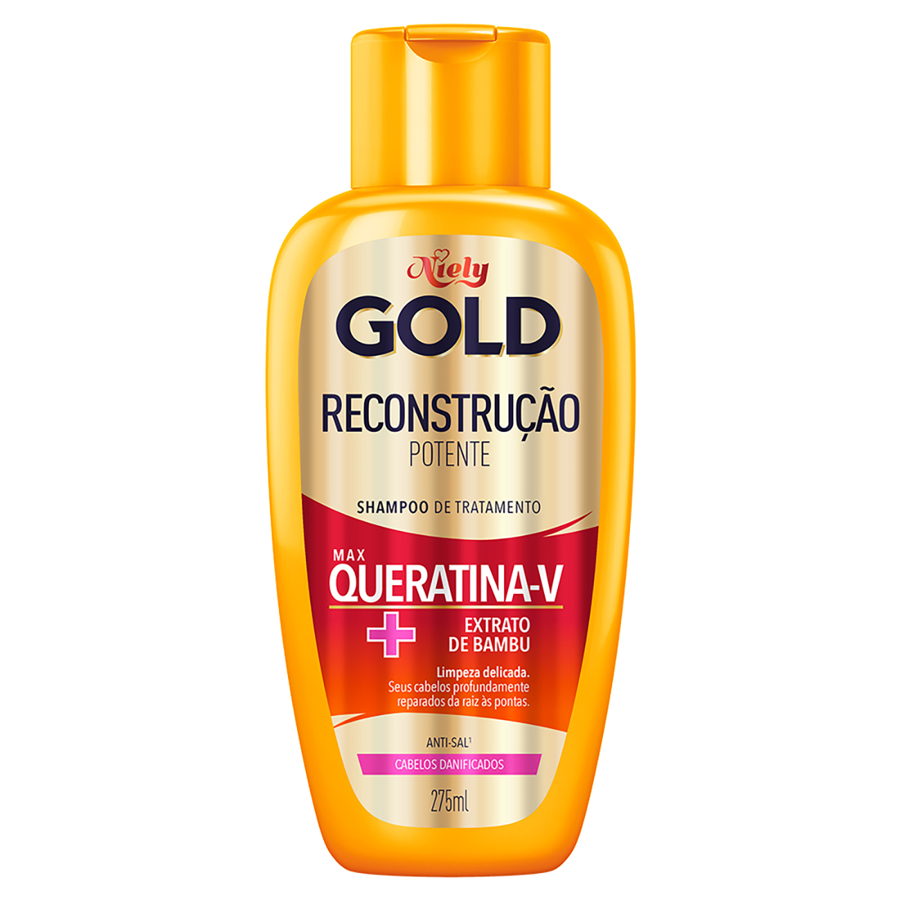 SHAMPOO NIELY GOLD 275ML RECONST. POTENTE