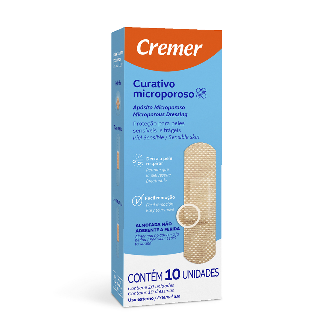 CURATIVO CREMER CREMERCARE C/10 UN BEGE