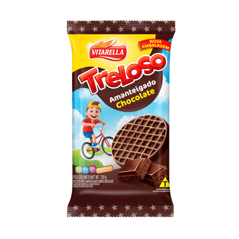 BISCOITO VITA AMANTEIG TRELOSO 330G CHOCOLATE