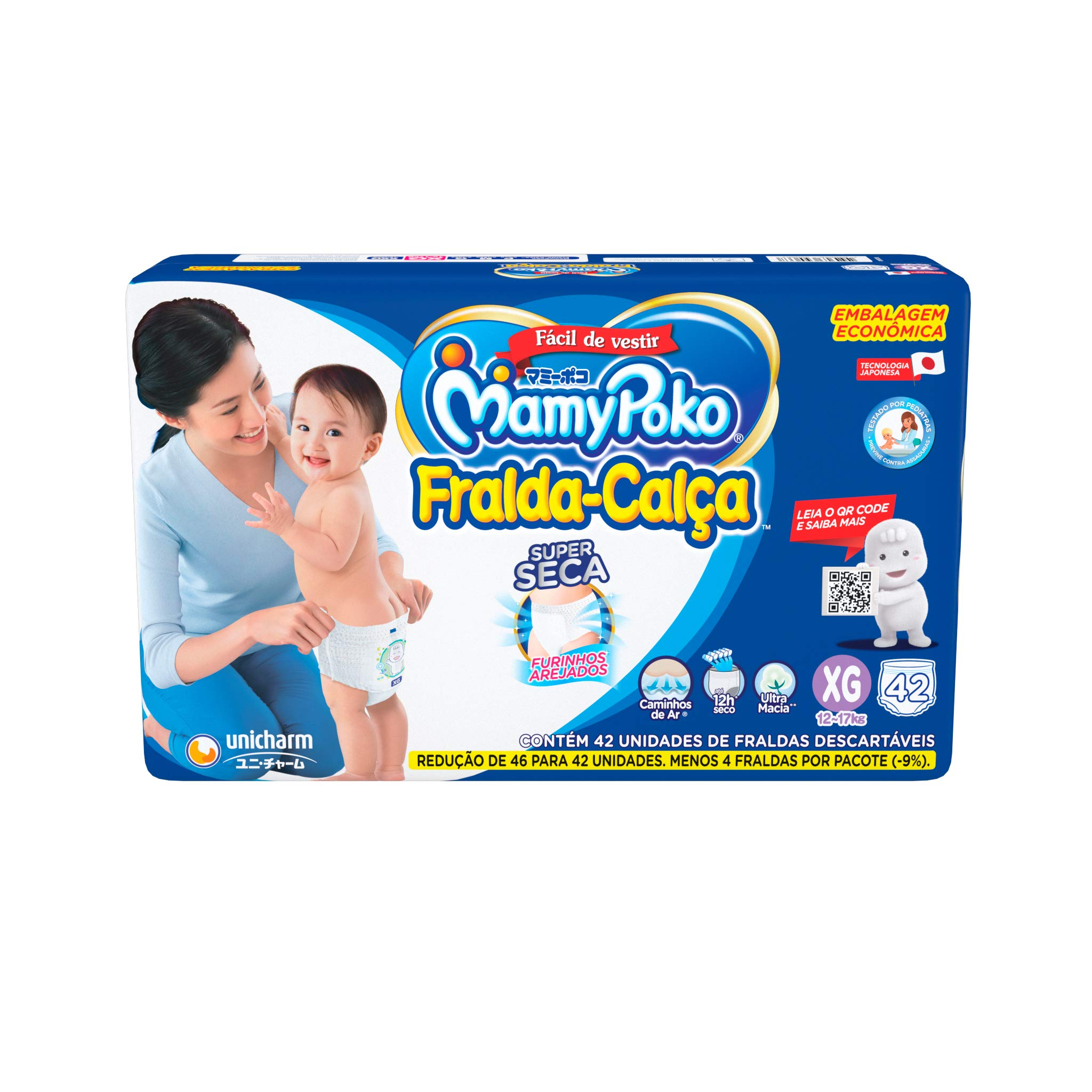 FRALDA MAMYPOKO CALCA HIPER PREMIUM XG COM 42UN