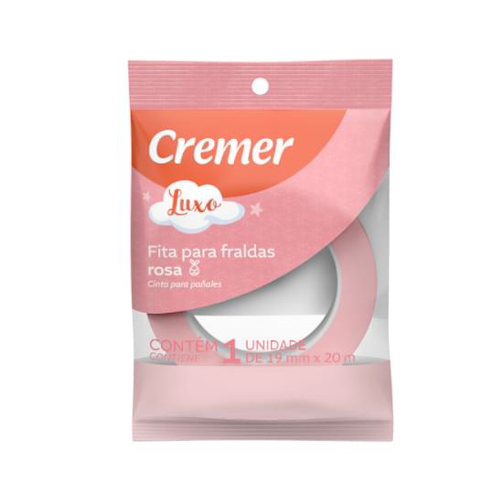 FITA FRALDA CREMER 19X20 ROSA